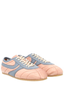 Dries Van Noten Women's Satin Sneaker Blue