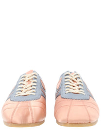 Dries Van Noten Women's Satin Sneaker Blue