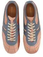 Dries Van Noten Women's Satin Sneaker Blue, view 6
