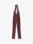 Elisabetta Franchi Women's Satin Suit Red