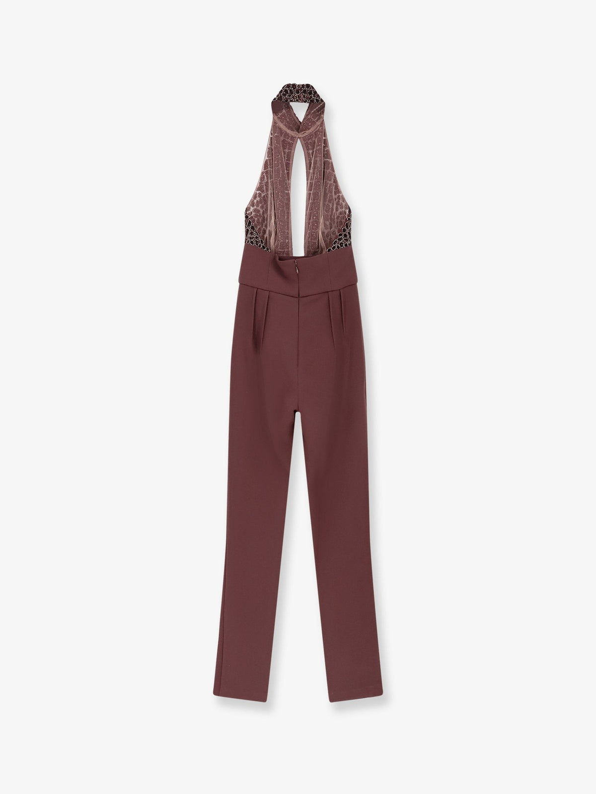 Elisabetta Franchi Women's Satin Suit Red