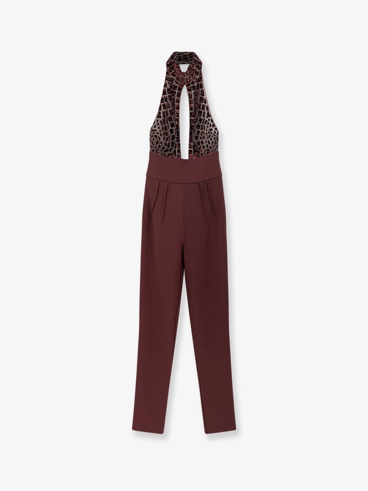 Elisabetta Franchi Women's Satin Suit Red