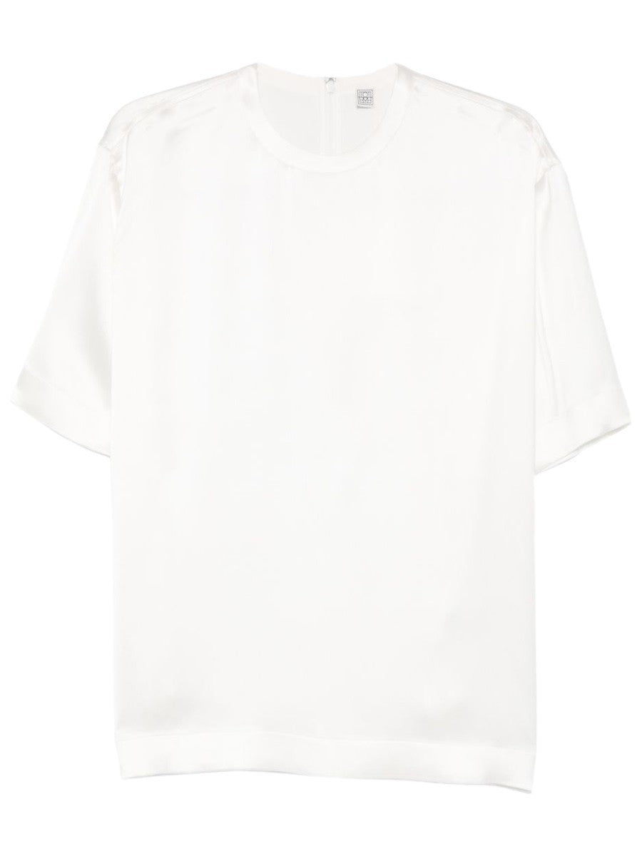 Toteme Women's Satin Shirt White