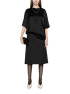 Toteme Women's Satin Shirt Black, view 2