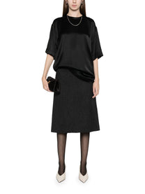 Toteme Women's Satin Shirt Black