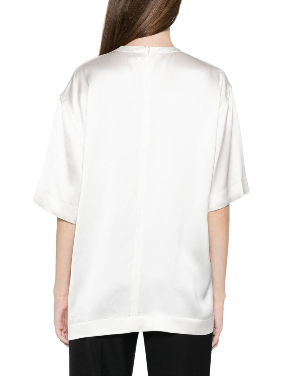 Toteme Women's Satin Shirt White
