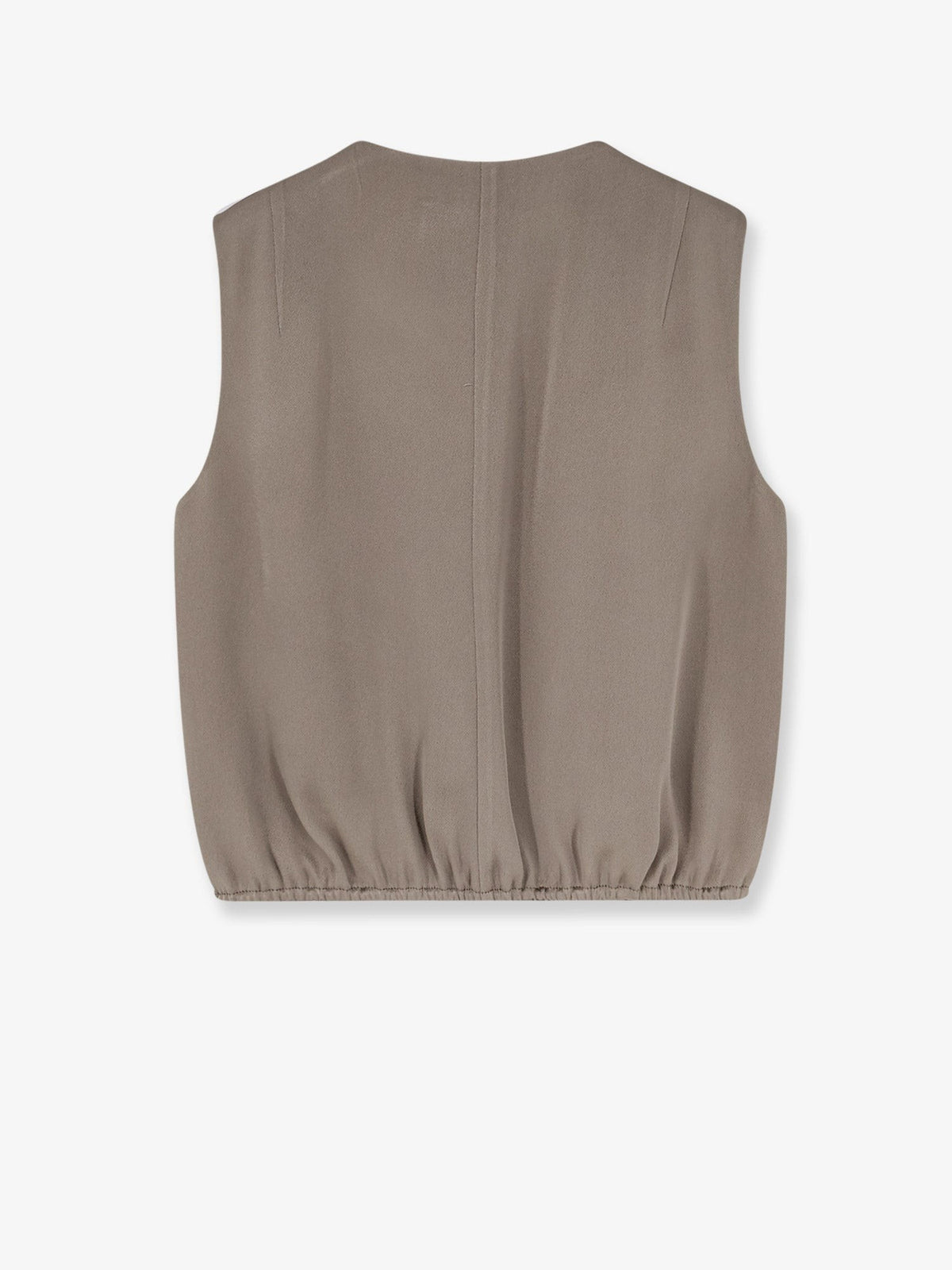 Alysi Women's Satin Top Beige, view 2