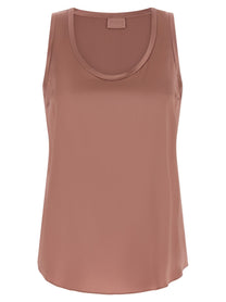 Brunello Cucinelli Satin Top Blue
