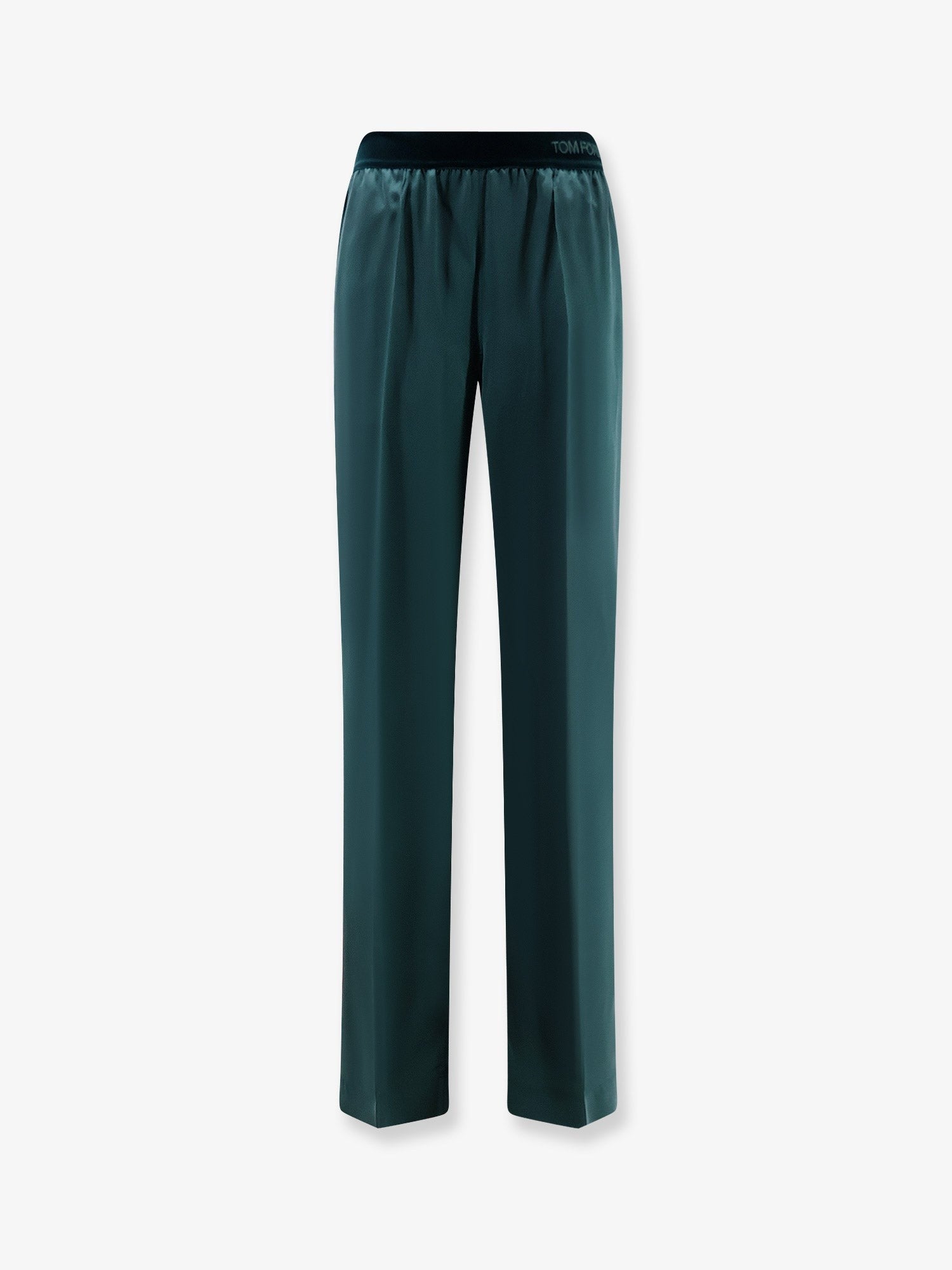Tom Ford Women's Silk Trousers Green