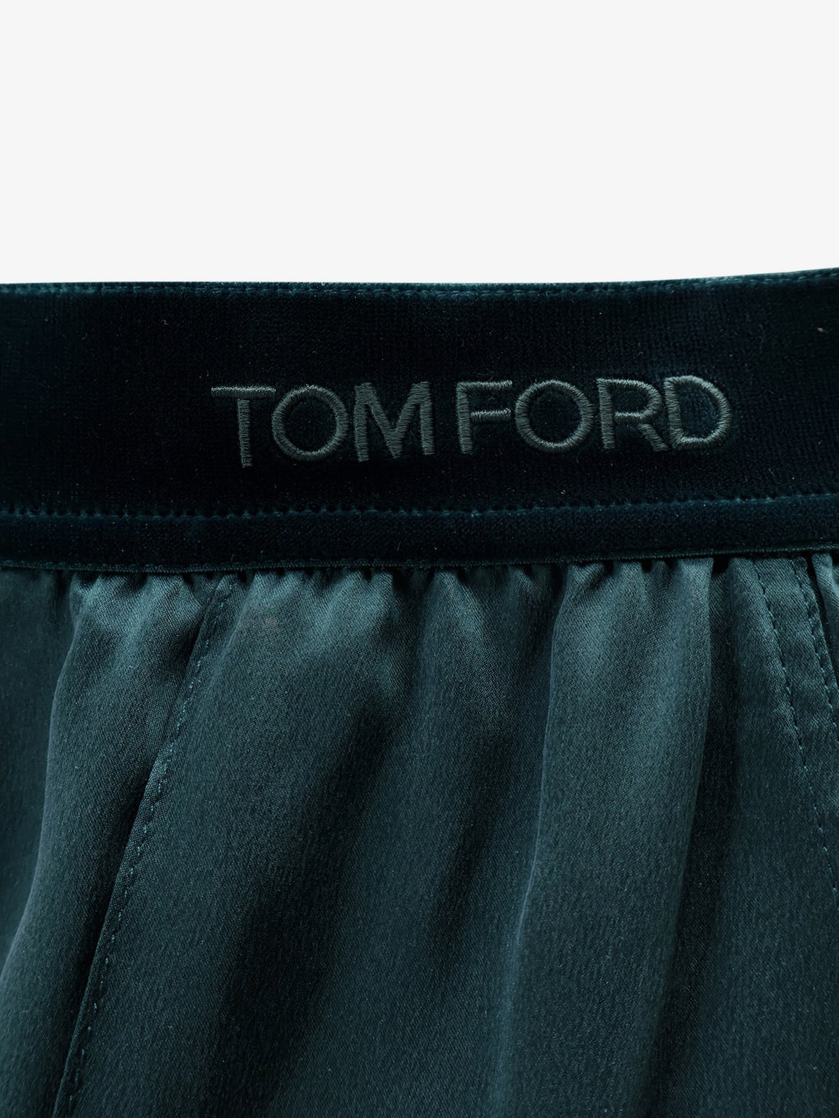 Tom Ford Women's Satin Trousers Blue, view 3
