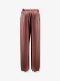 Alysi Women's Satin Trousers Blue