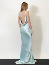 Retrofete Women's Satin Vinica Dress Seychelles