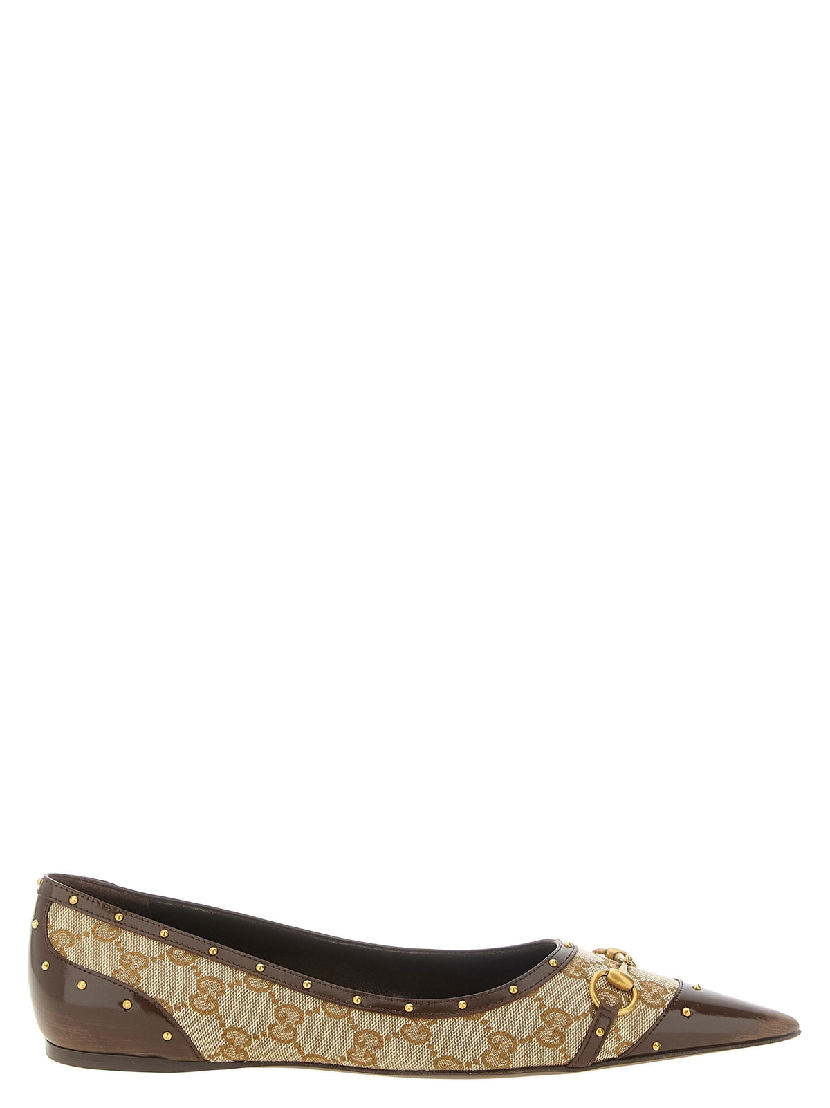 Gucci Savoy Ballet Flats Beige