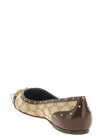 Gucci Savoy Ballet Flats Beige, view 3