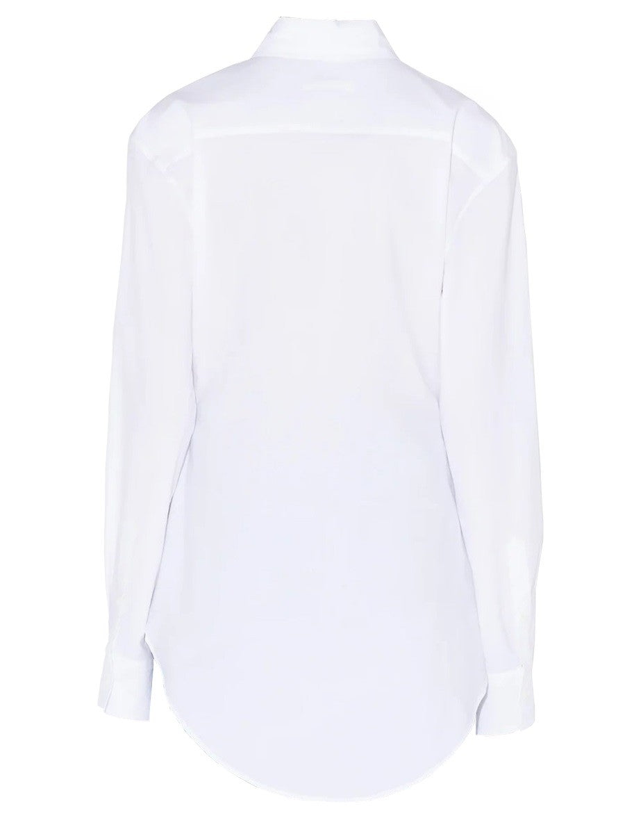 Jean Paul Gaultier Women's Scanned Bra Print Shirt White, view 3