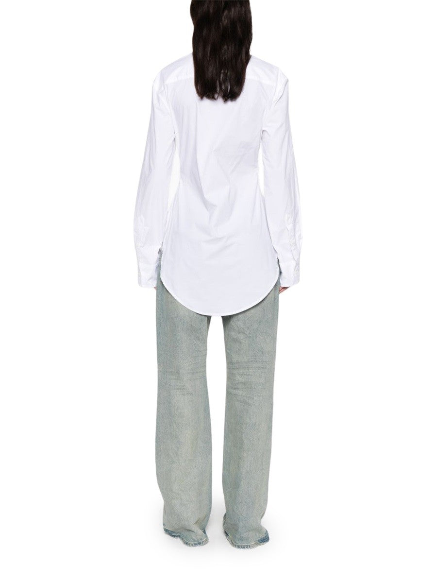 Jean Paul Gaultier Women's Scanned Bra Print Shirt White