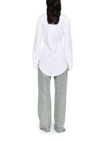 Jean Paul Gaultier Women's Scanned Bra Print Shirt White