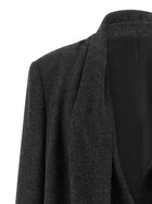 Toteme Scarf Blazer Grey, view 4
