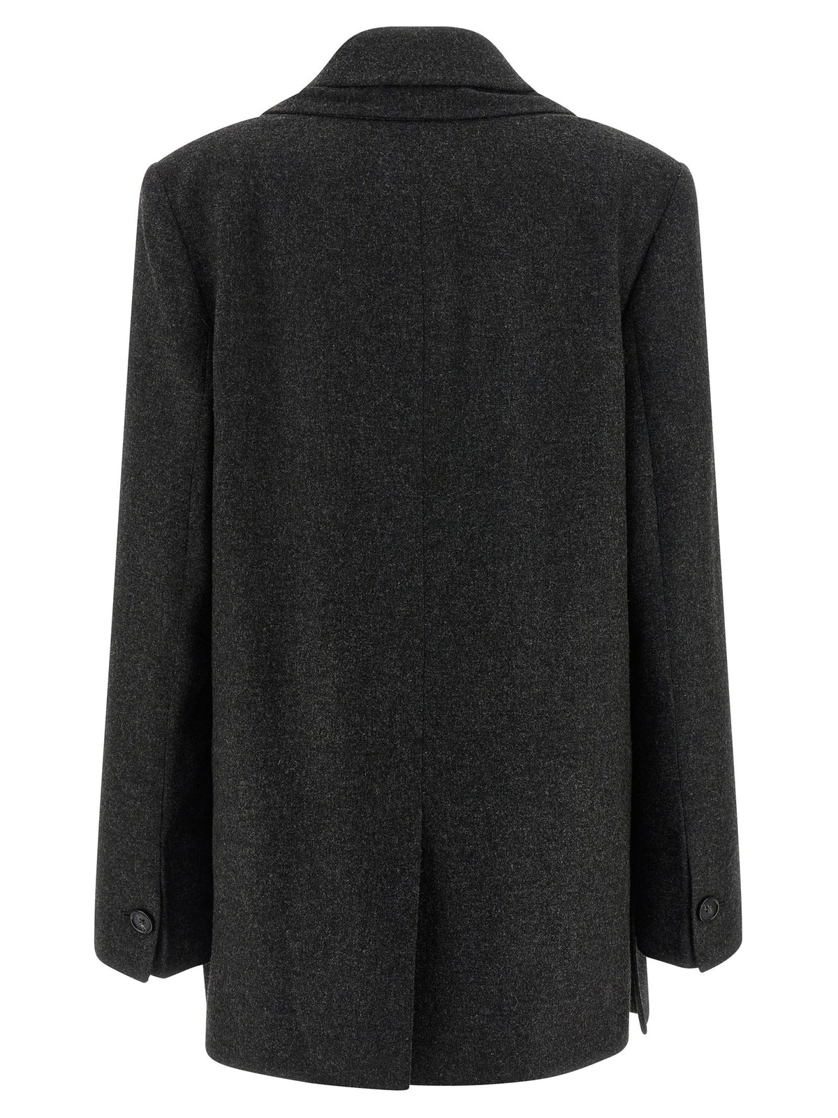 Toteme Scarf Blazer Grey, view 3