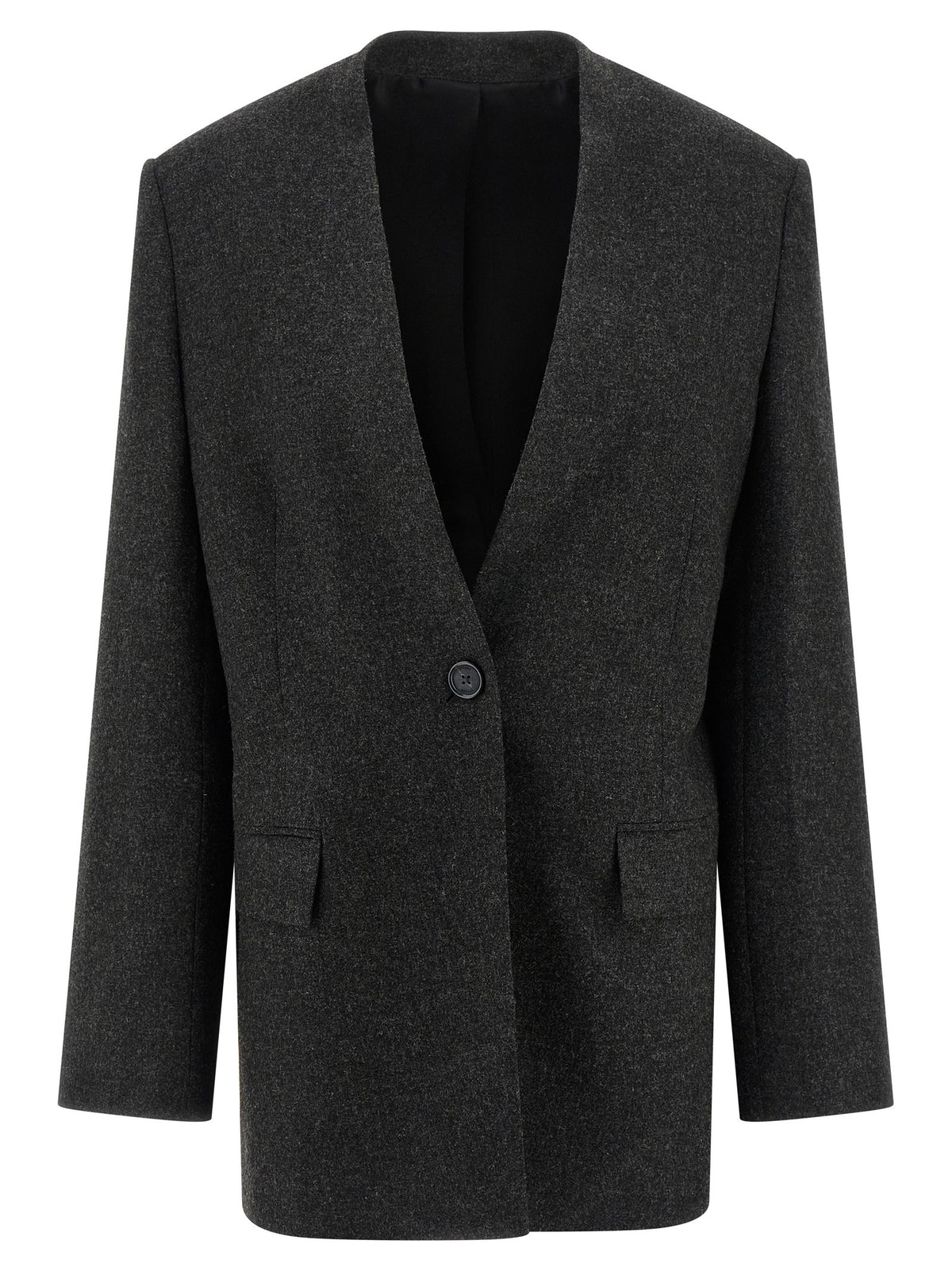 Toteme Scarf Blazer Grey