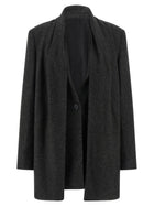 Toteme Scarf Blazer Grey