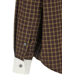 Marni Scarf Collar Shirt Brown