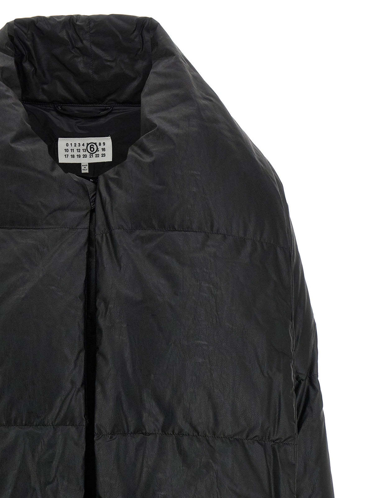 MM6 Maison Margiela Scarf Down Jacket Black