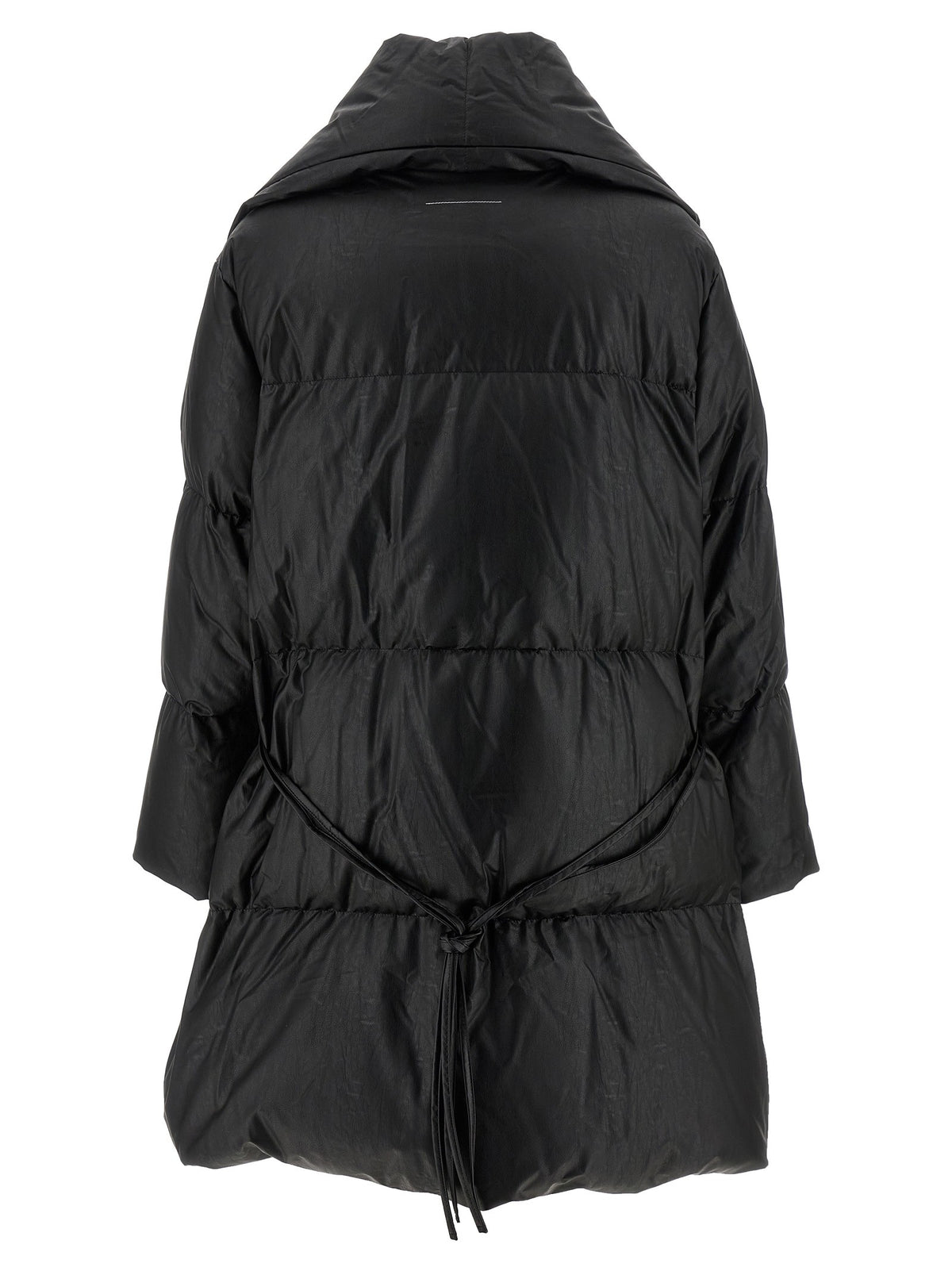 MM6 Maison Margiela Scarf Down Jacket Black