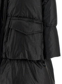 MM6 Maison Margiela Scarf Down Jacket Black