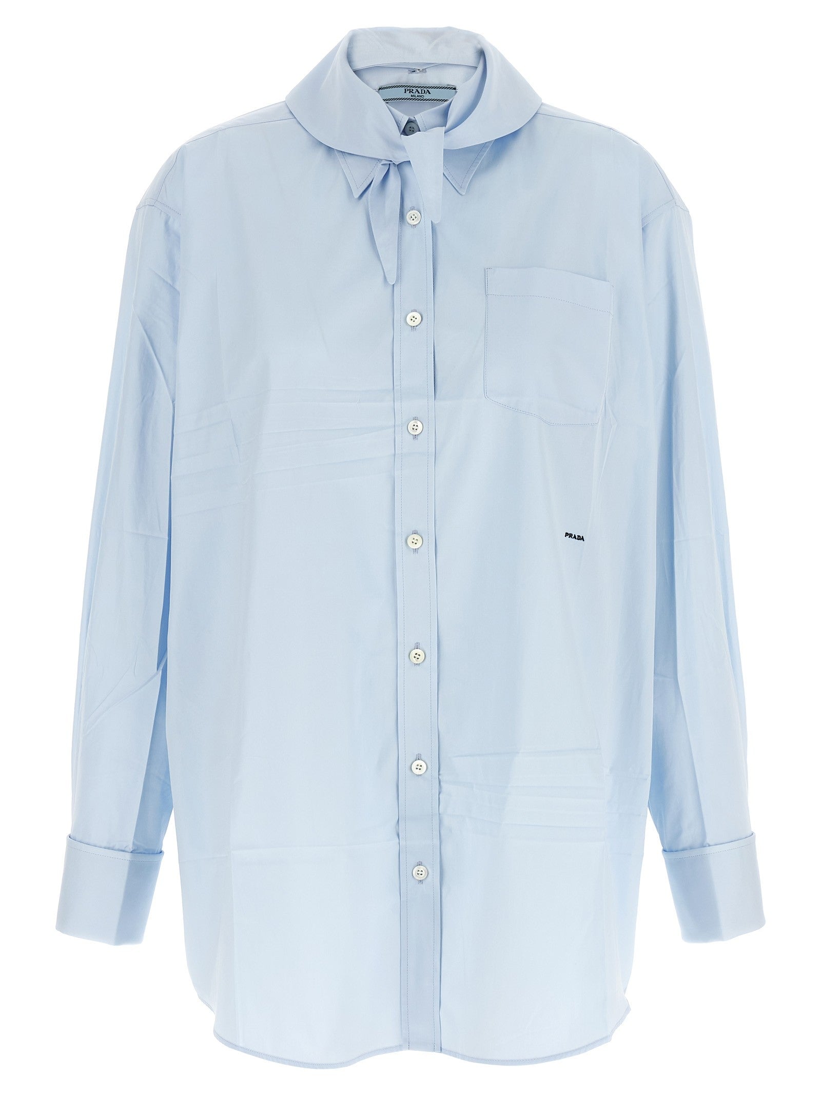 PRADA Scarf Shirt Blue