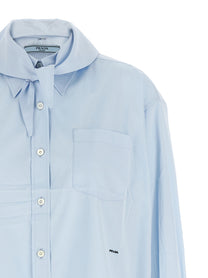PRADA Scarf Shirt Blue