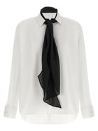 Sacai Scarf Shirt White