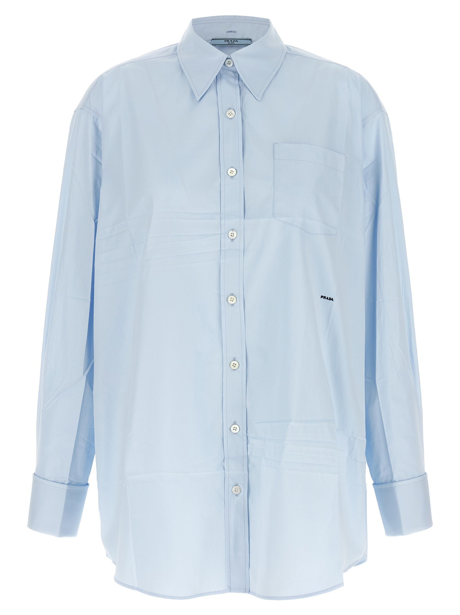 PRADA Scarf Shirt Blue