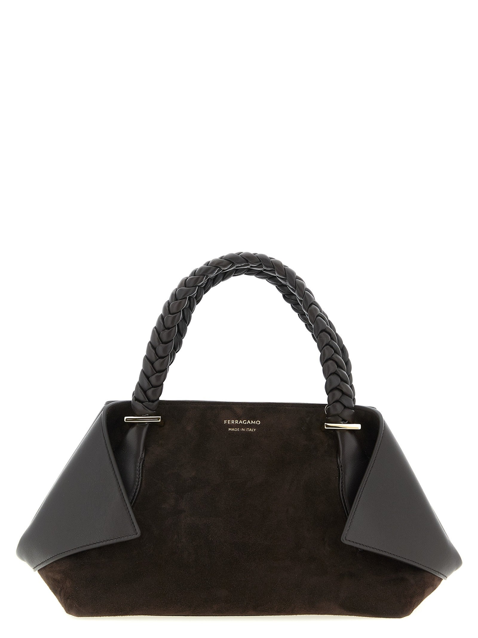 Ferragamo Scarf TH Handbag Brown
