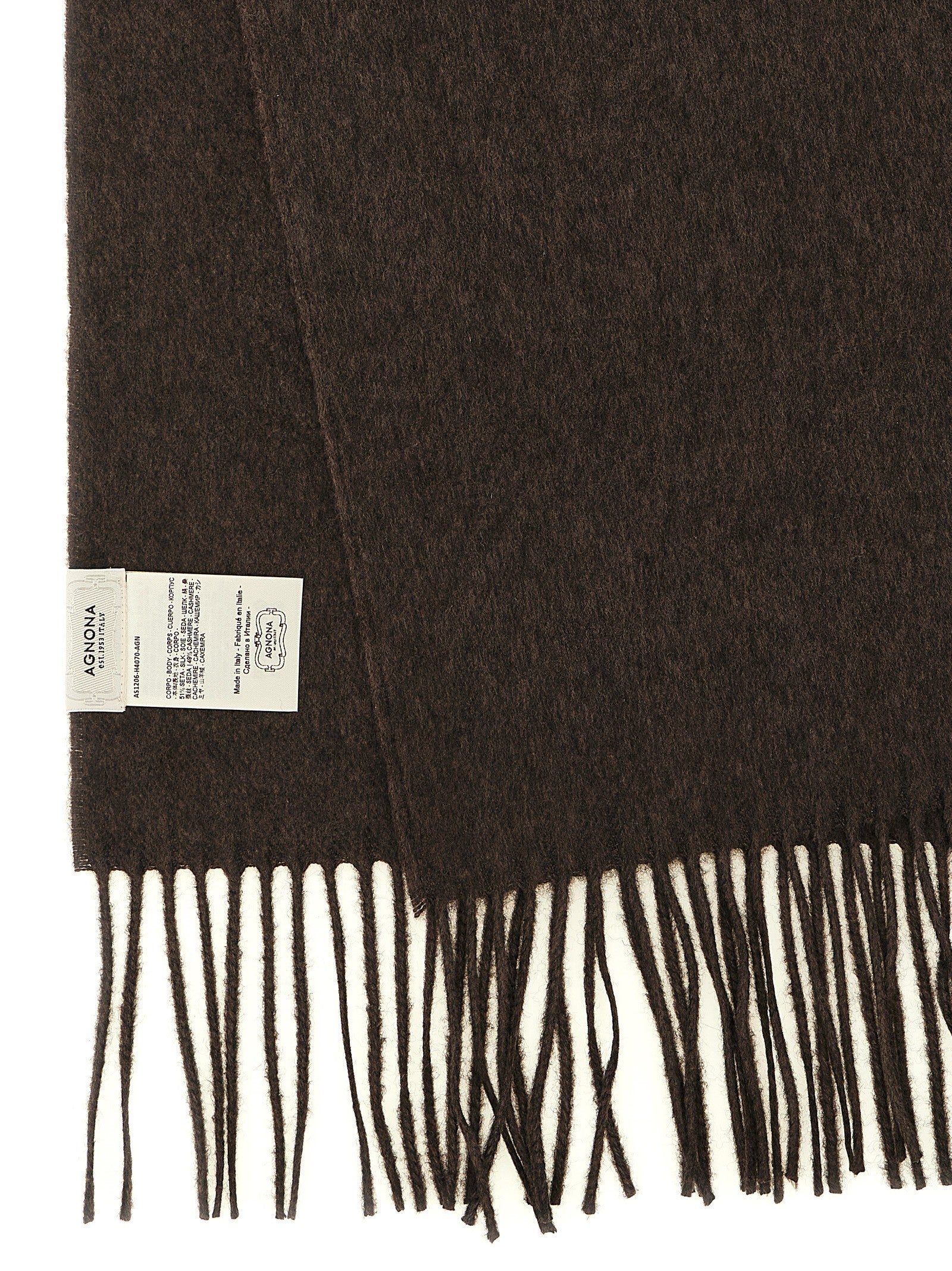 Agnona Scarf Brown