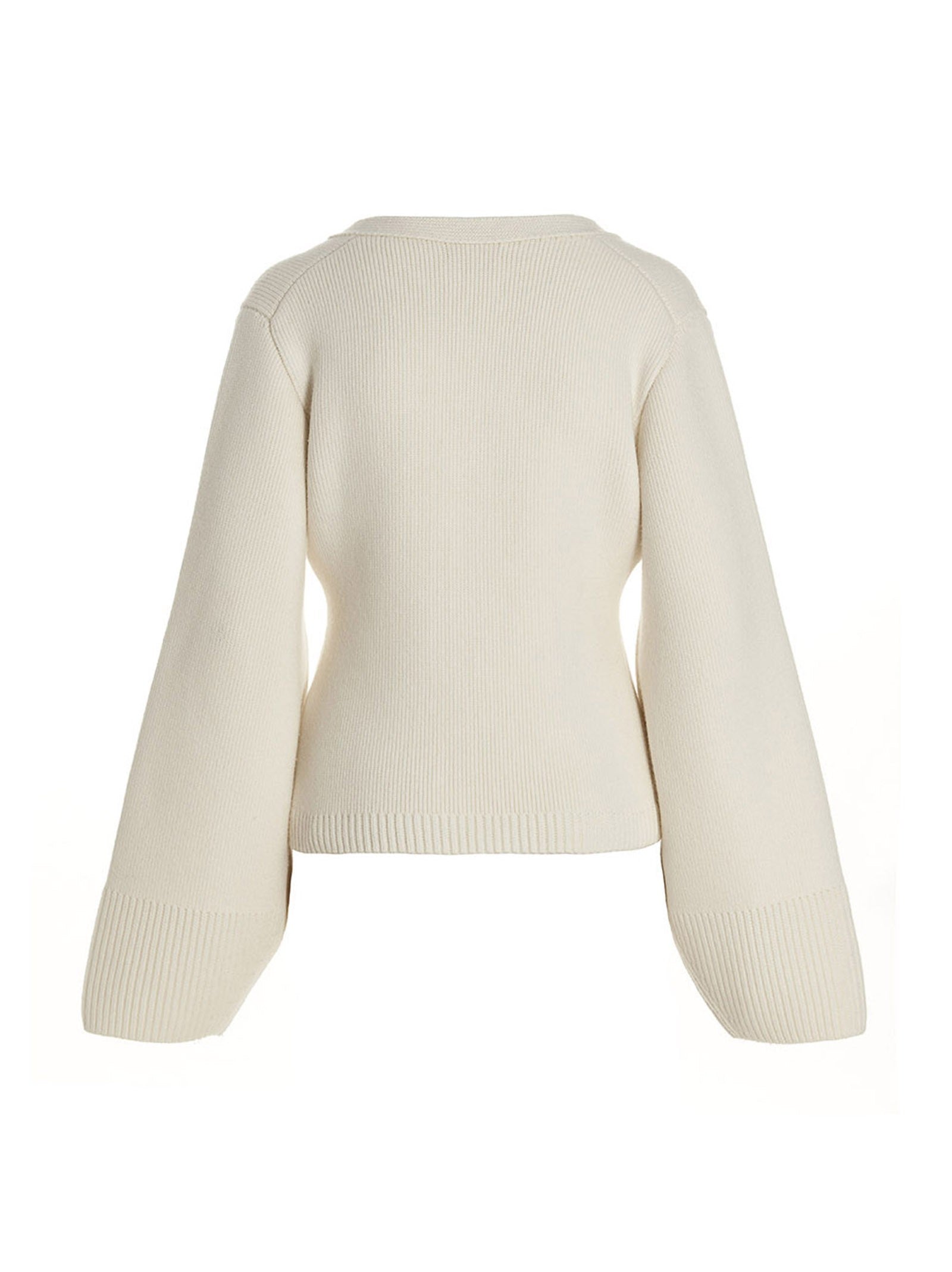 Khaite Scarlet Cardigan White