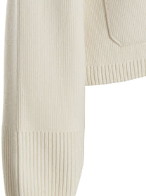 Khaite Scarlet Cardigan White