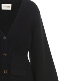 Khaite Scarlet Cardigan Black