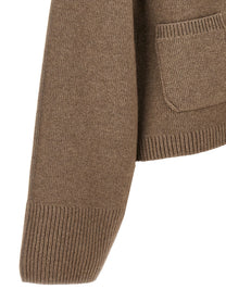 Khaite Scarlet Cardigan Brown