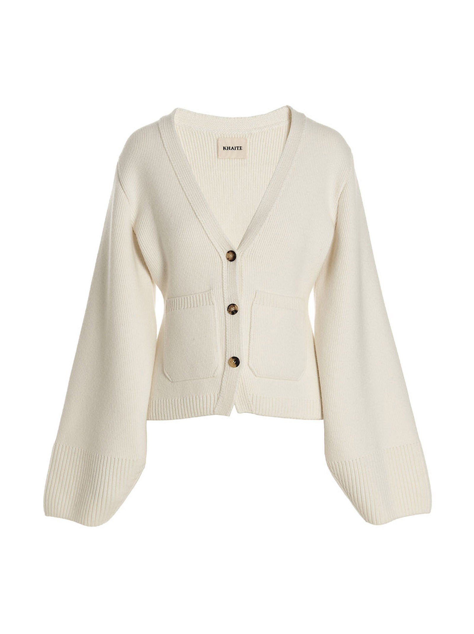 Khaite Scarlet Cardigan White