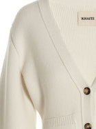 Khaite Scarlet Cardigan White, view 3