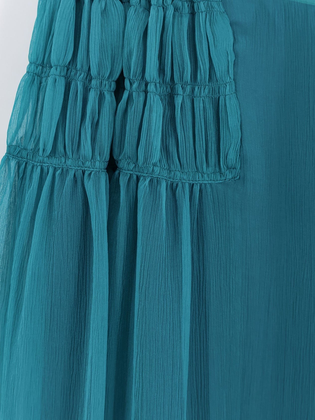 Dries Van Noten Women's Scarlett Silk Skirt Blue