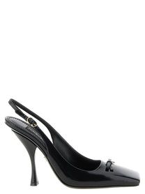 Dolce &amp; Gabbana Schiffer Slingback Black