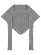 JACQUEMUS Unisex Scialle Le Châle Gros Grain Grey