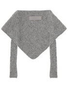 JACQUEMUS Unisex Scialle Le Châle Gros Grain Grey, view 2