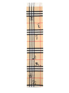 Burberry Women's Check Mates Scarf Beige