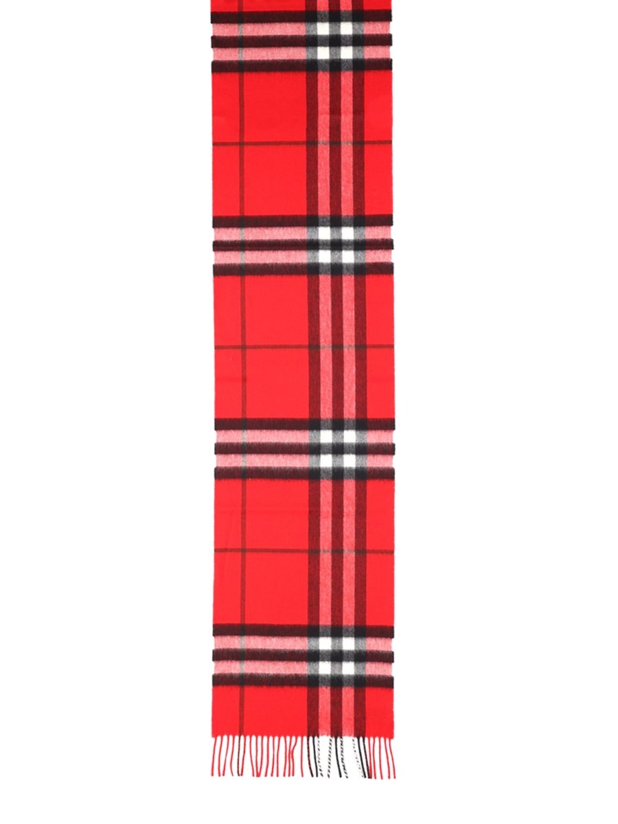 Burberry Women's Check Scarf Red