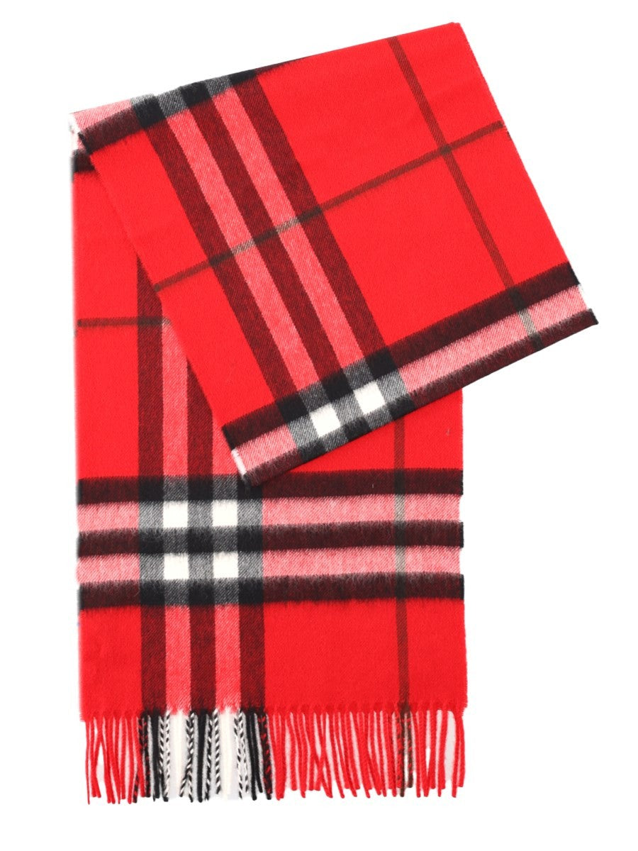 Burberry Women's Check Scarf Red