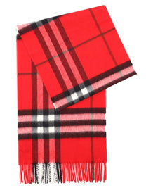 Burberry Women's Check Scarf Red