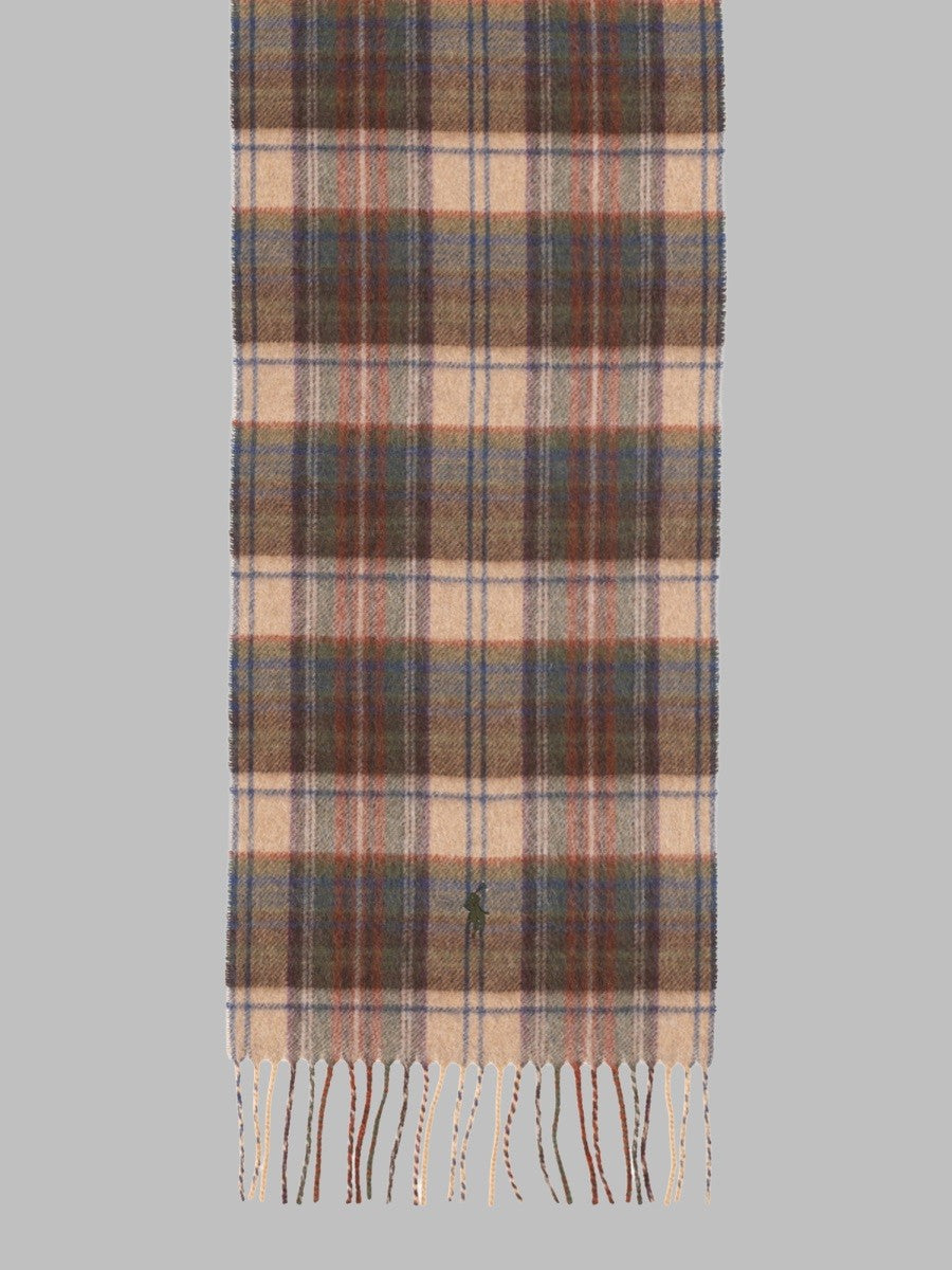Polo Ralph Lauren Men's Sciarpa Con Frange Multicolor